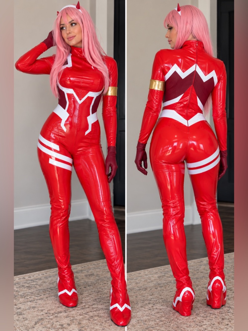 ❤️ Zero Two Darling in the Franxx Cosplay Costume – Cosplay– Size M